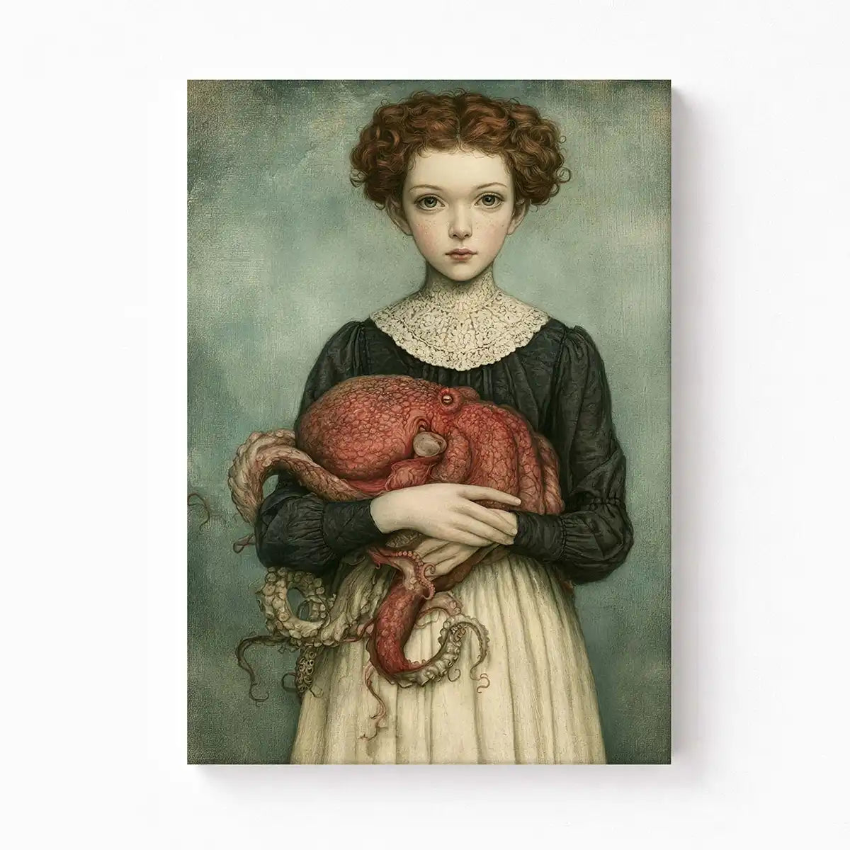 The Fishmonger's Daughter: The Deep’s Embrace Wall Art Print