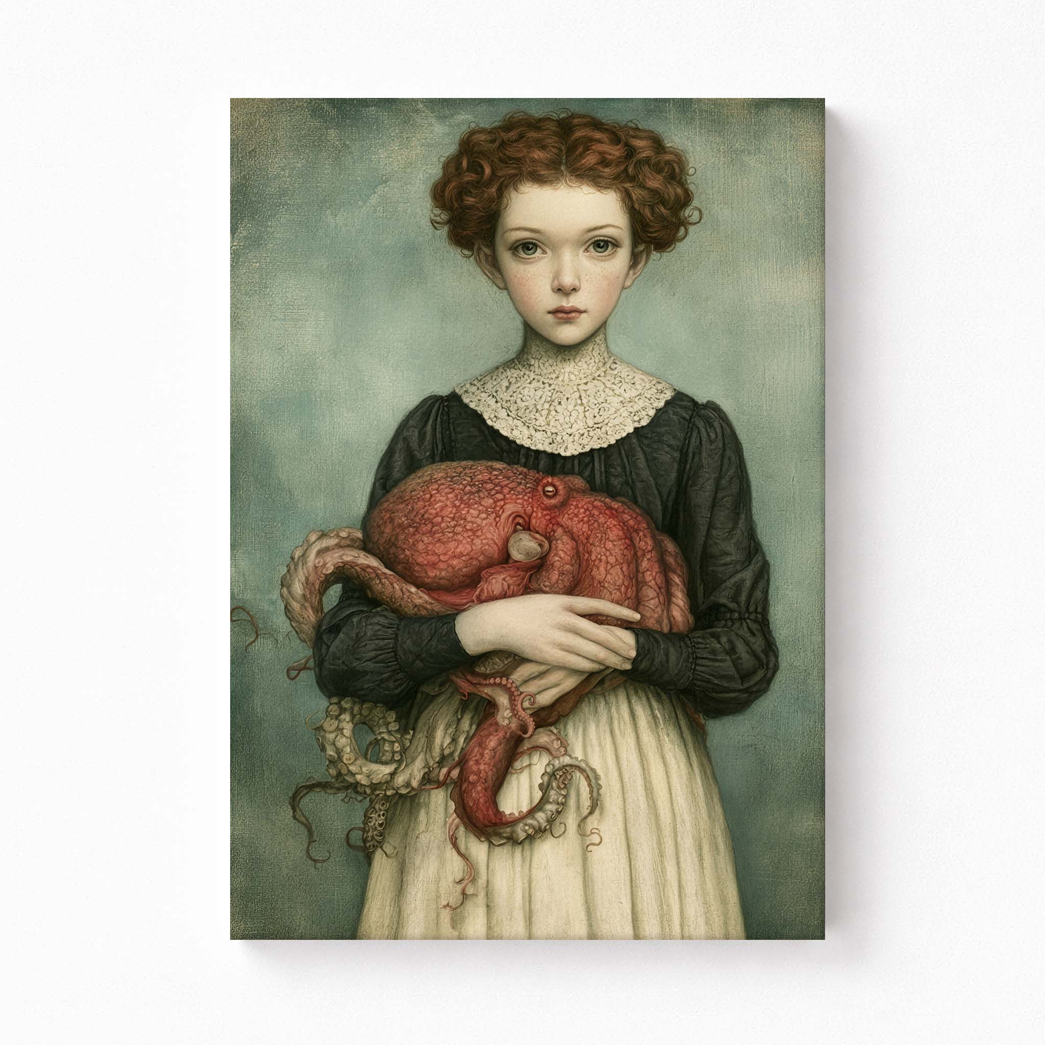The Fishmonger's Daughter: The Deep’s Embrace Wall Art Print