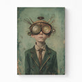 The Inventor's Solitude Stretched Canvas Print