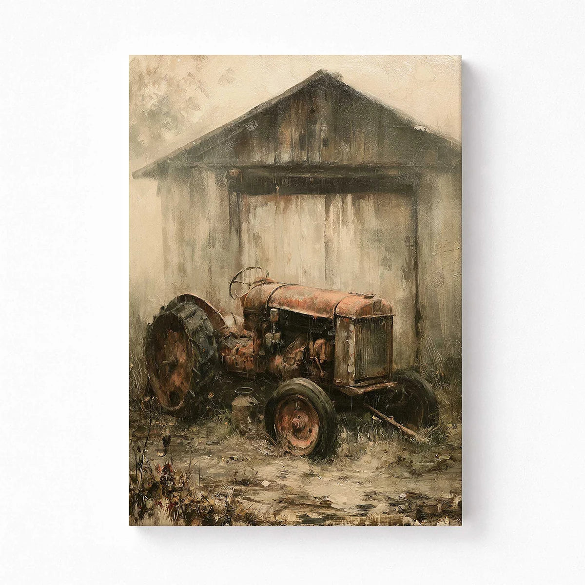 Rust & Remembrance Stretched Canvas Print