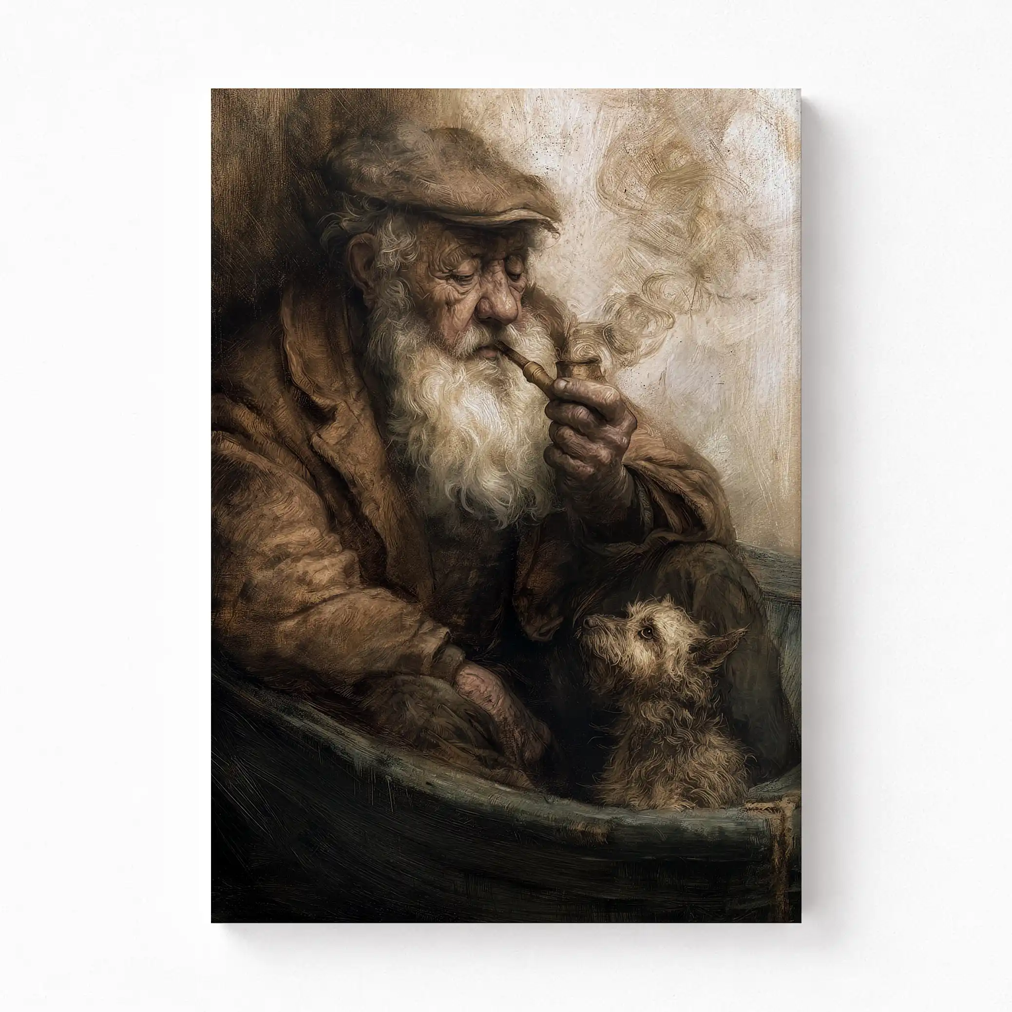 The Captain’s Companion Vintage Canvas Art