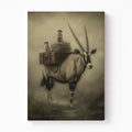 Travelers of the Great Karoo – The Oryx and Meerkats Canvas Art