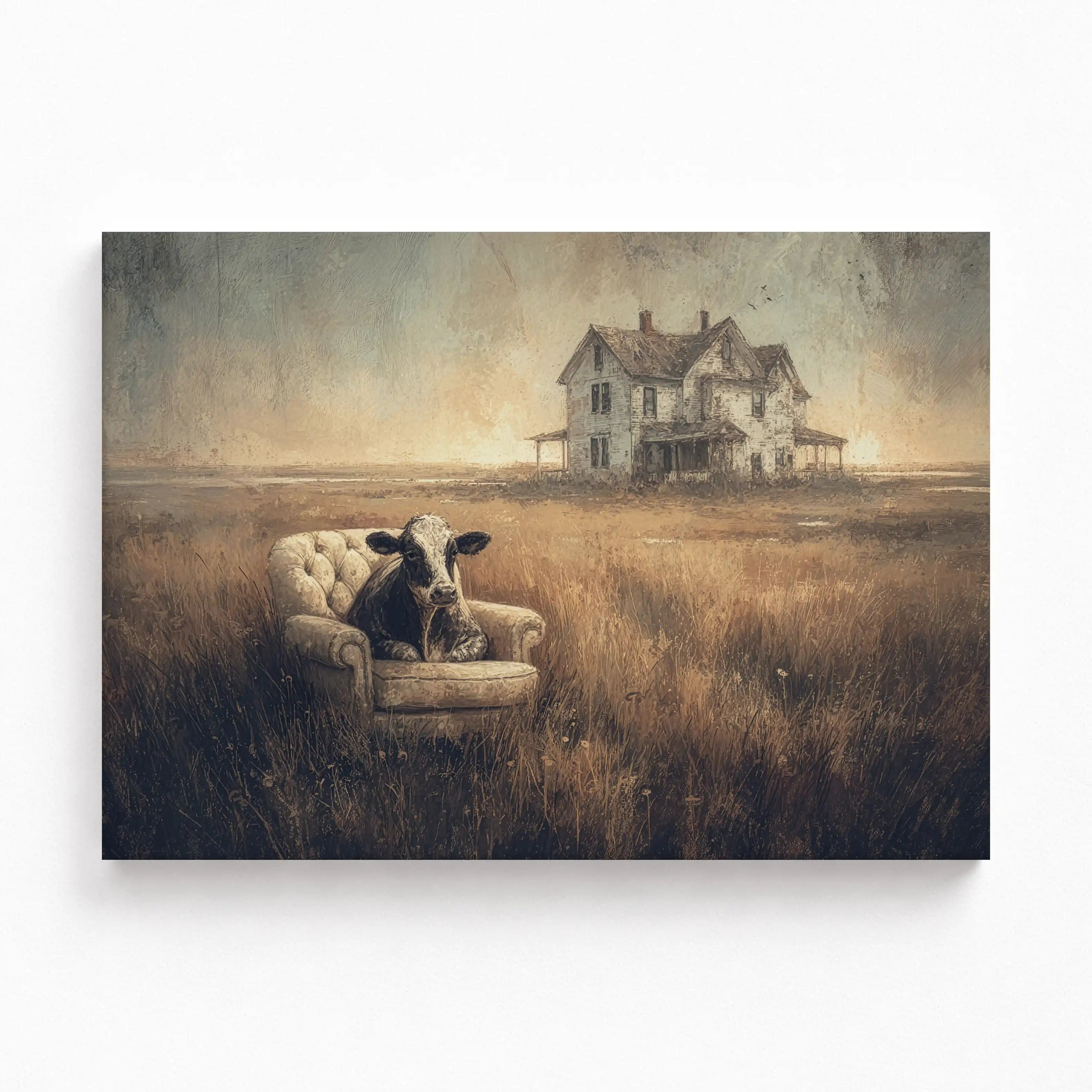 The Field Daydream Stretched Canvas Print