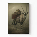 Travelers of the Great Karoo – The Oryx and Tortoise Canvas Art