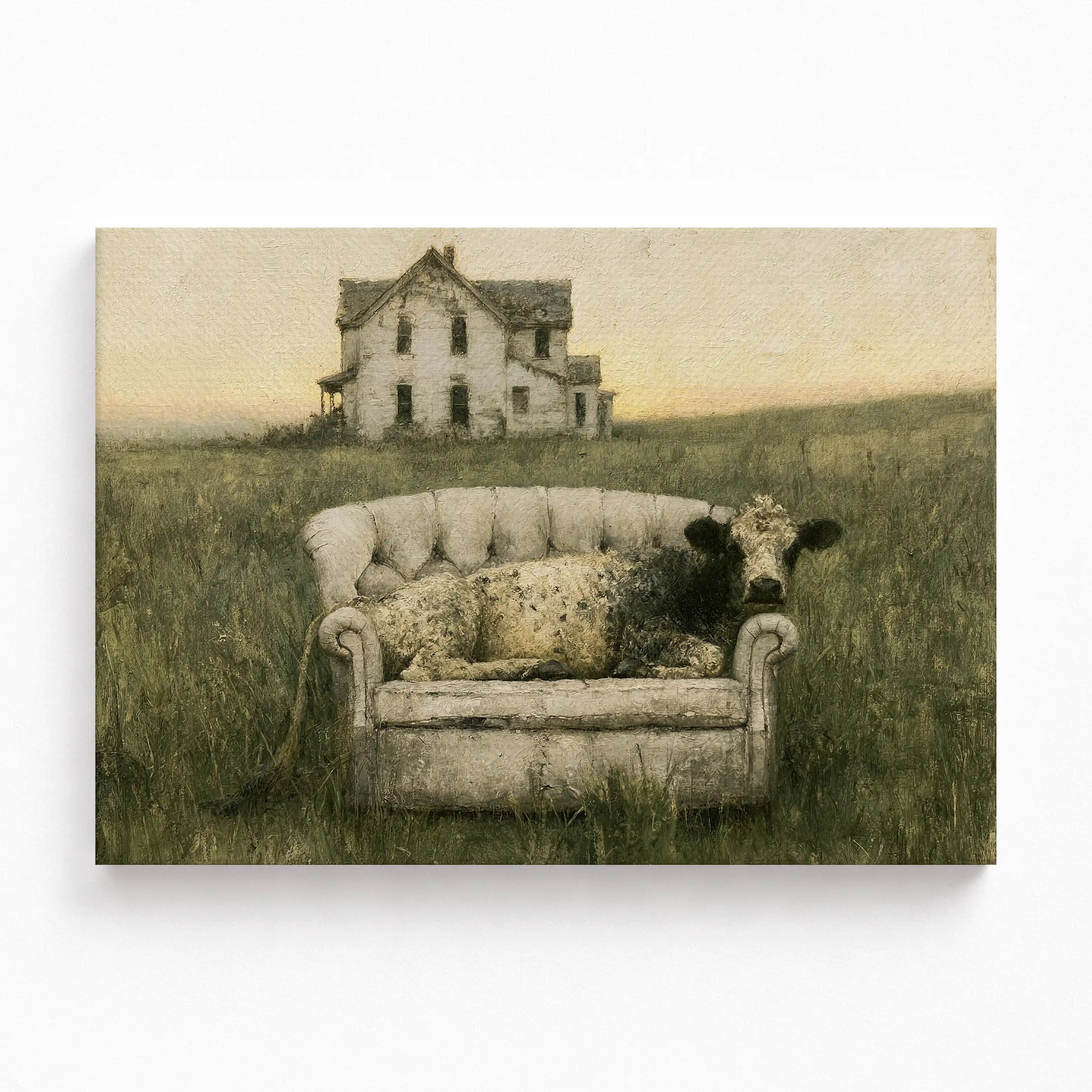 The Parlor Pasture Stretched Canvas Print