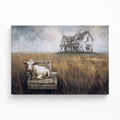 The Moo-ve Over, Darling Stretched Canvas Art