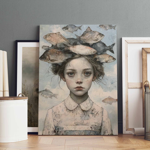 Silent Current Stretched Canvas Wall Art