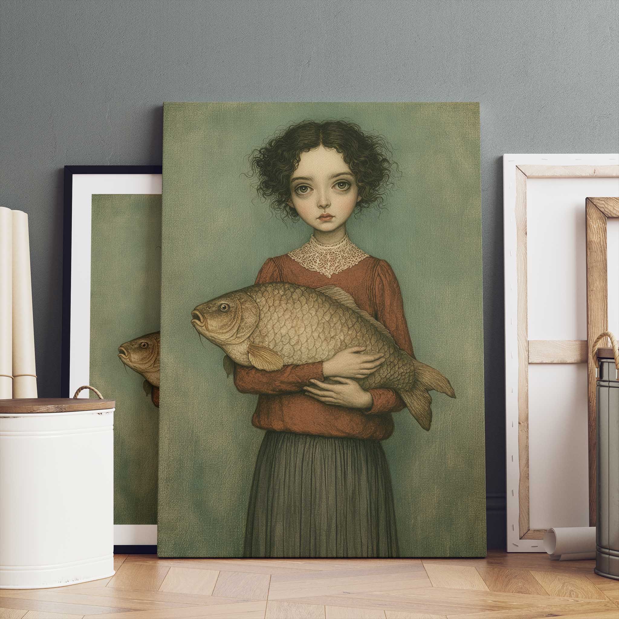 The Silent Keeper – Pop Surrealism Wall Art