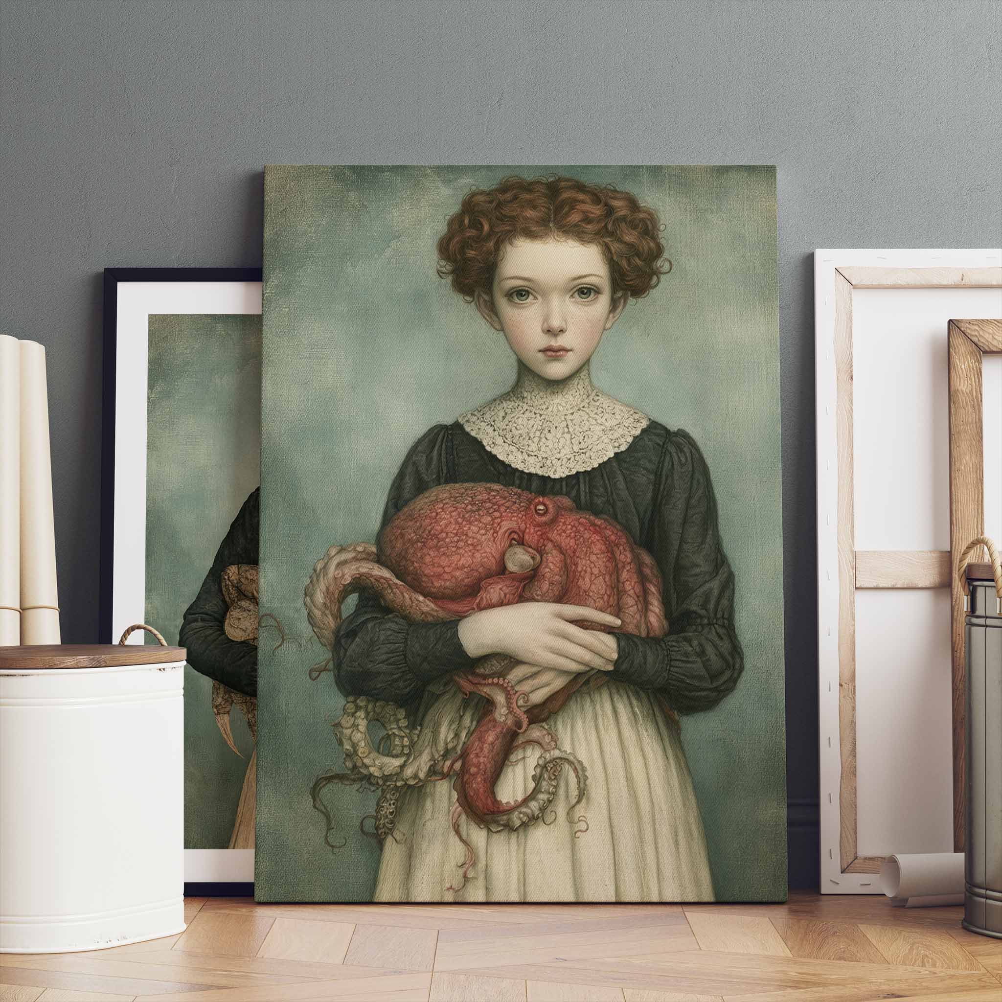 The Fishmonger's Daughter: The Deep’s Embrace Wall Art Print