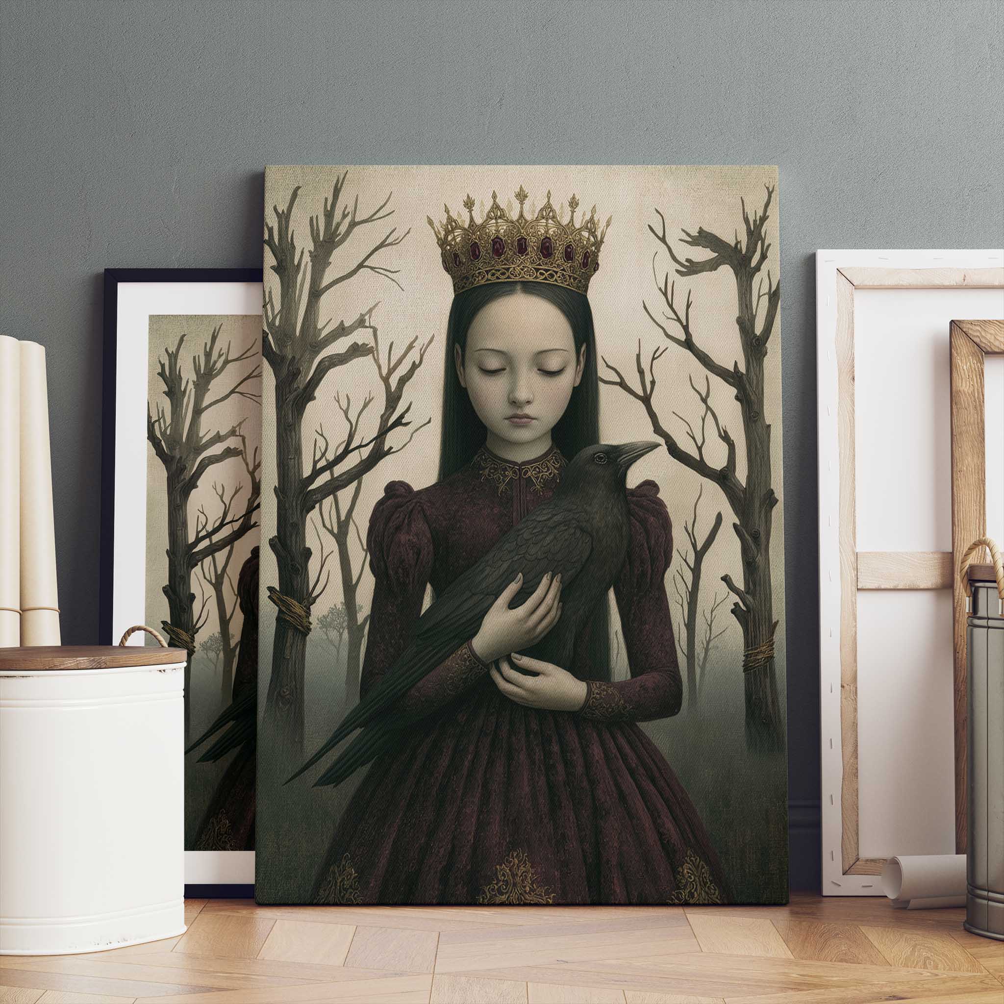 The Raven Queen Fine Art Print