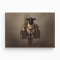 The Nomad Sheep Stretched Canvas Art Print