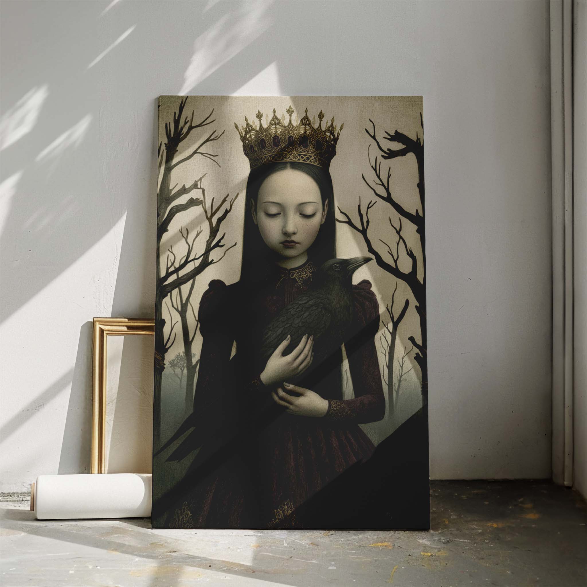The Raven Queen Fine Art Print