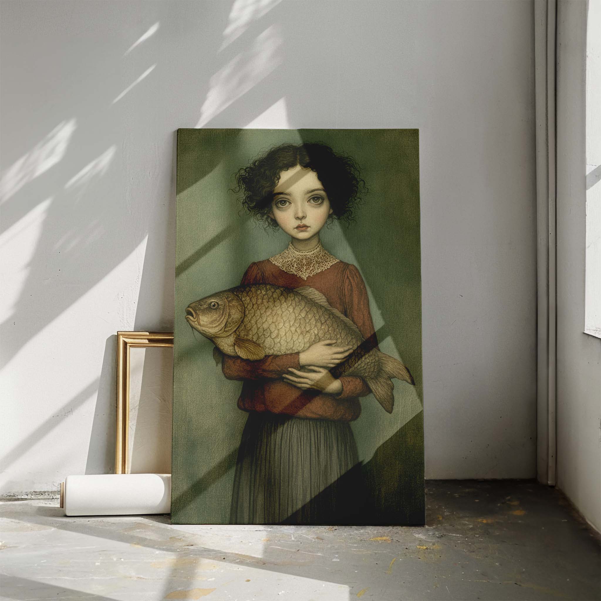 The Silent Keeper – Pop Surrealism Wall Art