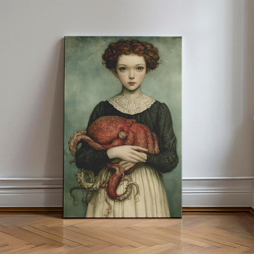 The Fishmonger's Daughter: The Deep’s Embrace Wall Art Print