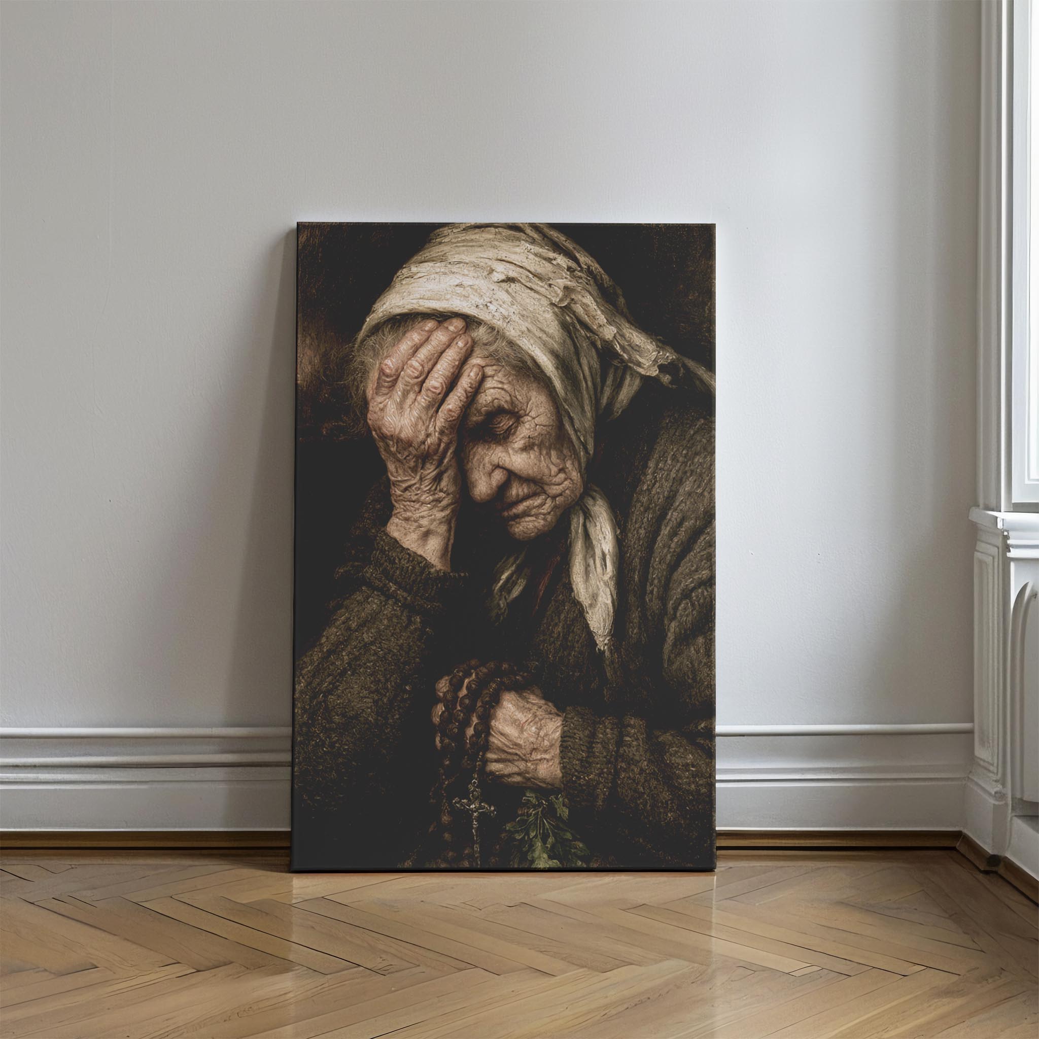 The Weight of Years Fine Art Print – Vintage Art Print