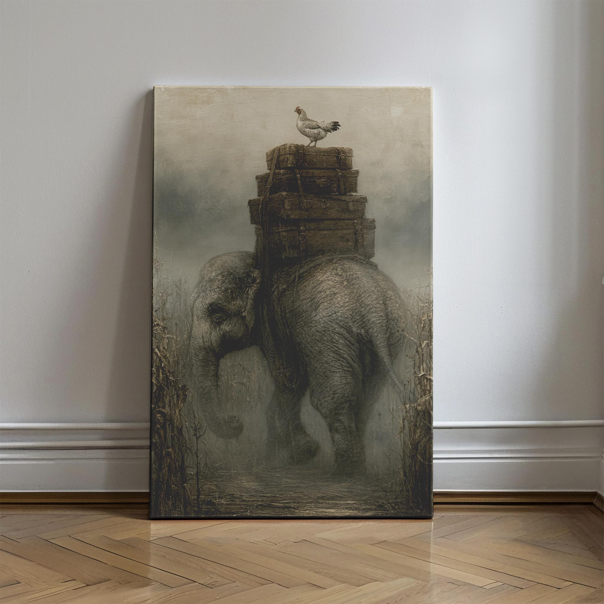 The Traveler Premium Canvas Art