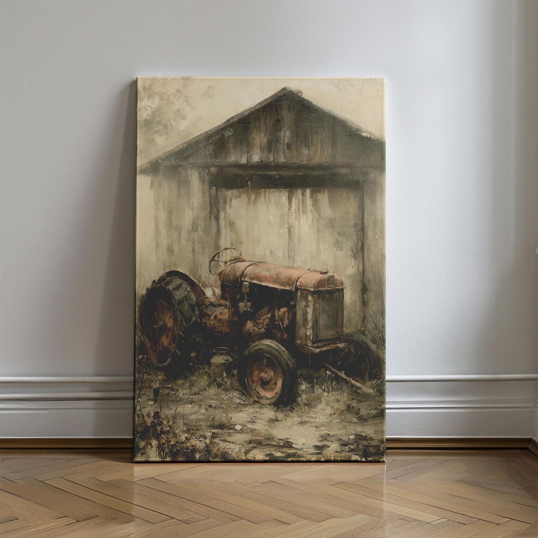 Rust & Remembrance Stretched Canvas Print