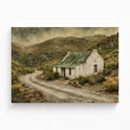 Karoo Mountain Pass Stretched Canvas Art Print